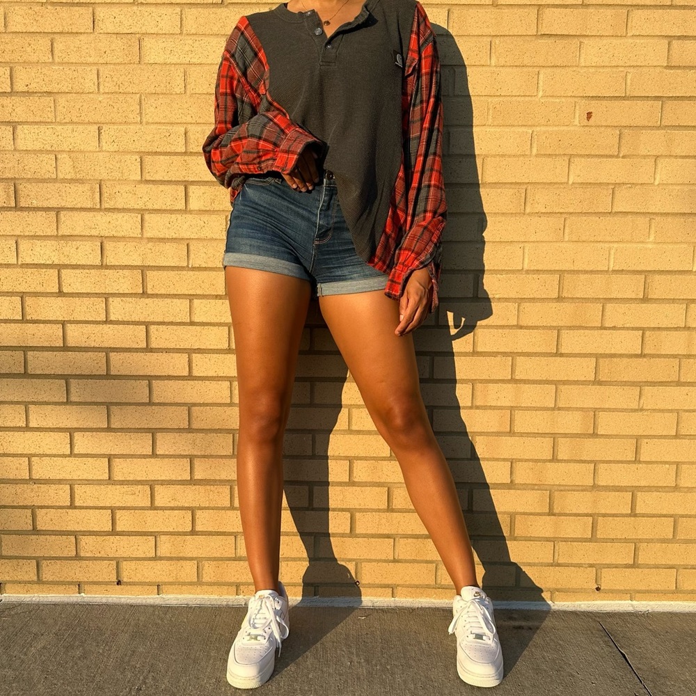 Charcoal Pumpkin Patch Flannel